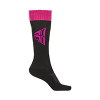 Fly Socks Mx Thick Blk Pnk Gry