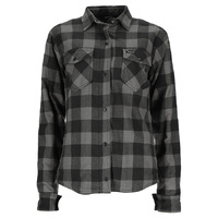 Hatchet Flanno Ladies Jacket - Black/Grey