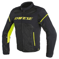 AIR FRAME D1 TEX JACKET - Black/Fluo-Yellow