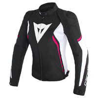 AVRO D2 LADY TEX JACKET - Black/White/Fuchsia