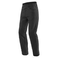 CASUAL REGULAR TEX PANTS - Black