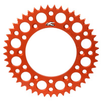 Renthal CF Moto Orange Ultralight Grooved Street Rear Sprocket