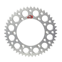 Renthal CCM Silver Ultralight Grooved Dual Sport Rear Sprocket