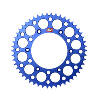 Renthal CF Moto Blue Ultralight Grooved Street Rear Sprocket