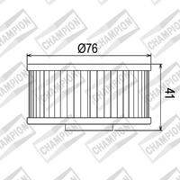 Champion Oil Filter Element - COF044