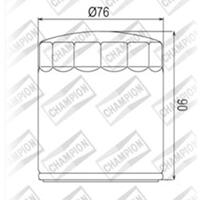 Champion Oil Filter Element - COF451
