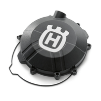 Husqvarna Outer Clutch Cover Black Anodized Aluminium
