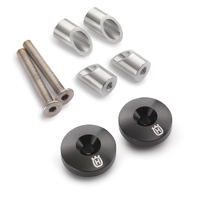 Husqvarna Handlebar Ends Black Anodized Aluminium