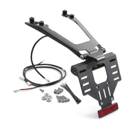 Husqvarna License Plate Holder Support Black