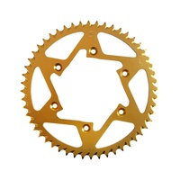 JT Alloy Racing Sprocket - 46T 428P - Gold/Silver