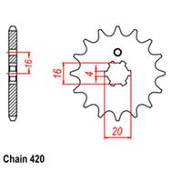 Front Sprocket - Steel 15T 420P