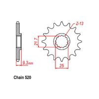 Front Sprocket - Steel 13T 520P