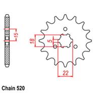 Front Sprocket - Steel 11T 520P