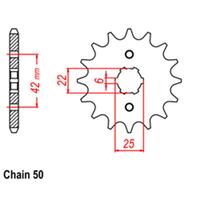 Front Sprocket - Steel 17T 530P