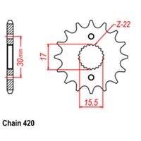 Front Sprocket - Steel 15T 420P