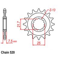 Front Sprocket - Steel 15T 520P