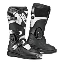 Sidi 'Flame' Youth Boots - Black White