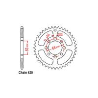 Rear Sprocket - Steel 33T 420P D/D