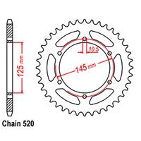 Rear Sprocket - Steel 47T 520P
