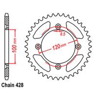 Rear Sprocket - Steel 46T 428P