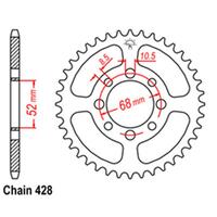 Rear Sprocket - Steel 30T 428P D/D