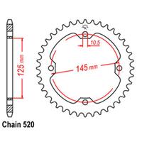 Rear Sprocket - Steel 40T 520P