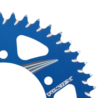 Vortex Alloy Rear Sprocket 420-46T - (S) Yamaha - Blue