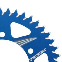 Vortex Alloy Rear Sprocket 420-47T - Yamaha - Blue