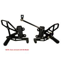 Vortex Rearsets (Black) - Honda CBR600RR ('07-19)