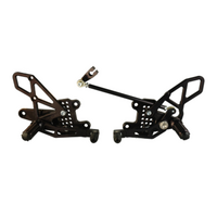 Vortex Rearsets (Black) - Honda CBR1000RR ('08-19)