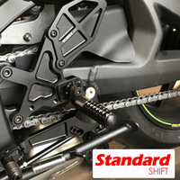 Vortex Rearsets (Black) - Kawasaki ZX-10R ('21-25)