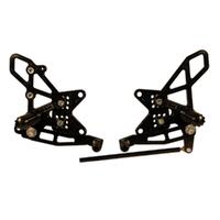 Vortex Rearsets (Black) - Kawasaki ZX-10R 11-15'.