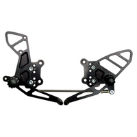 Vortex Rearsets (Black) - Suzuki SV1000 ('03-07) / SV650 ('03-13)