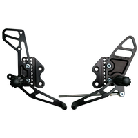 Vortex Rearsets (Black) - Suzuki GSX-R1000R ('05-06) (Special Order Only)