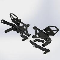 Vortex Rearsets - Yamaha YZF-R1 ('15-18) (Adjustable)