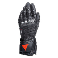 CARBON 4 LONG LEATHER GLOVES - Black