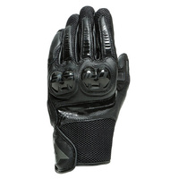 MIG 3 UNISEX LEATHER GLOVES - Black