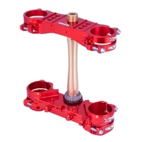 Xtrig Honda Red Triple Clamps ROCS Tech Offset 20mm