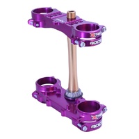 Xtrig Yamaha Purple Triple Clamps ROCS Tech Offset 25mm