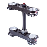 Xtrig Gas Gas Black Triple Clamps ROCS Pro Offset 22-24mm
