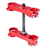 Xtrig Husqvarna Red Triple Clamps ROCS Tech Offset 14mm