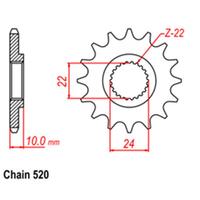 Front Sprocket - Steel 15T 520P