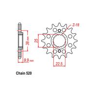 Front Sprocket - Steel 14T 520P