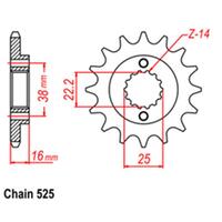 Front Sprocket - Steel 14T 525P