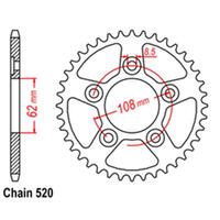 Rear Sprocket - Steel 39T 520P