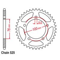 Rear Sprocket - Steel 44T 525P