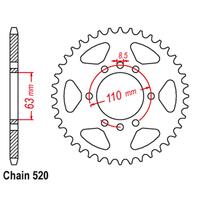 Rear Sprocket - Steel 45T 520P