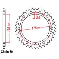 Rear Sprocket - Steel 43T 530P