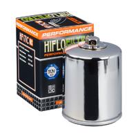 Hiflofiltro - Racing Oil Filter HF171CRC Chrome (w/ Nut)