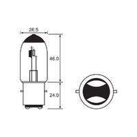 Bulb - Semi Halogen 6V 25/25W - BA20D